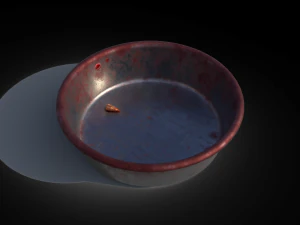 Bloody Dish 3D Model