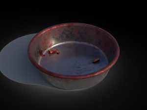 Bloody Dish Model 3D
