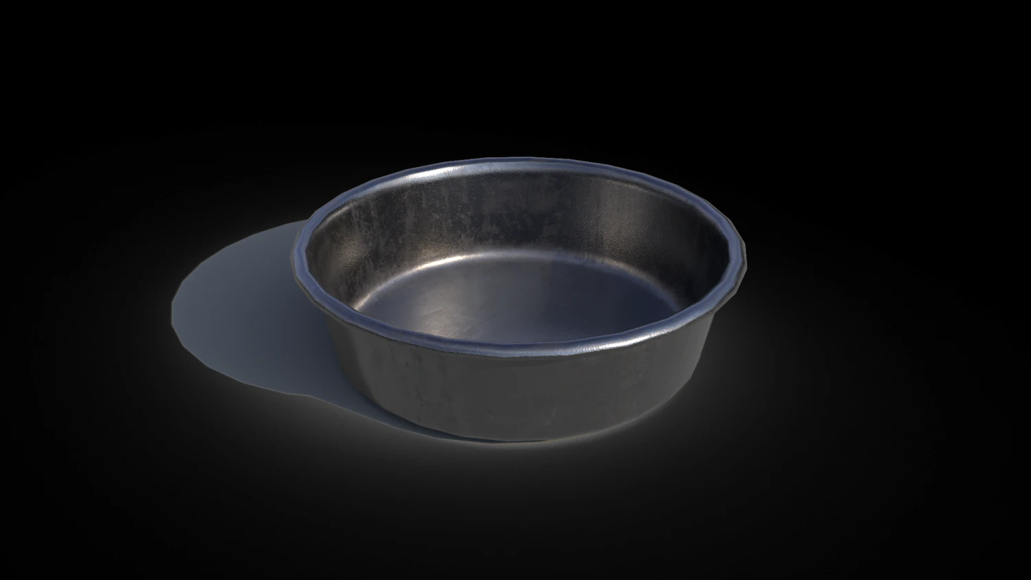 Simple Dish 3D Model .c4d .max .obj .3ds .fbx .stl .blend 
