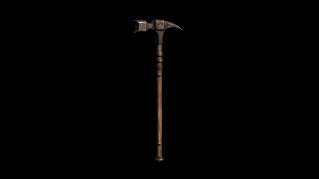 Hammer 3D 모델 .c4d .max .obj .3ds .fbx .stl .blend 