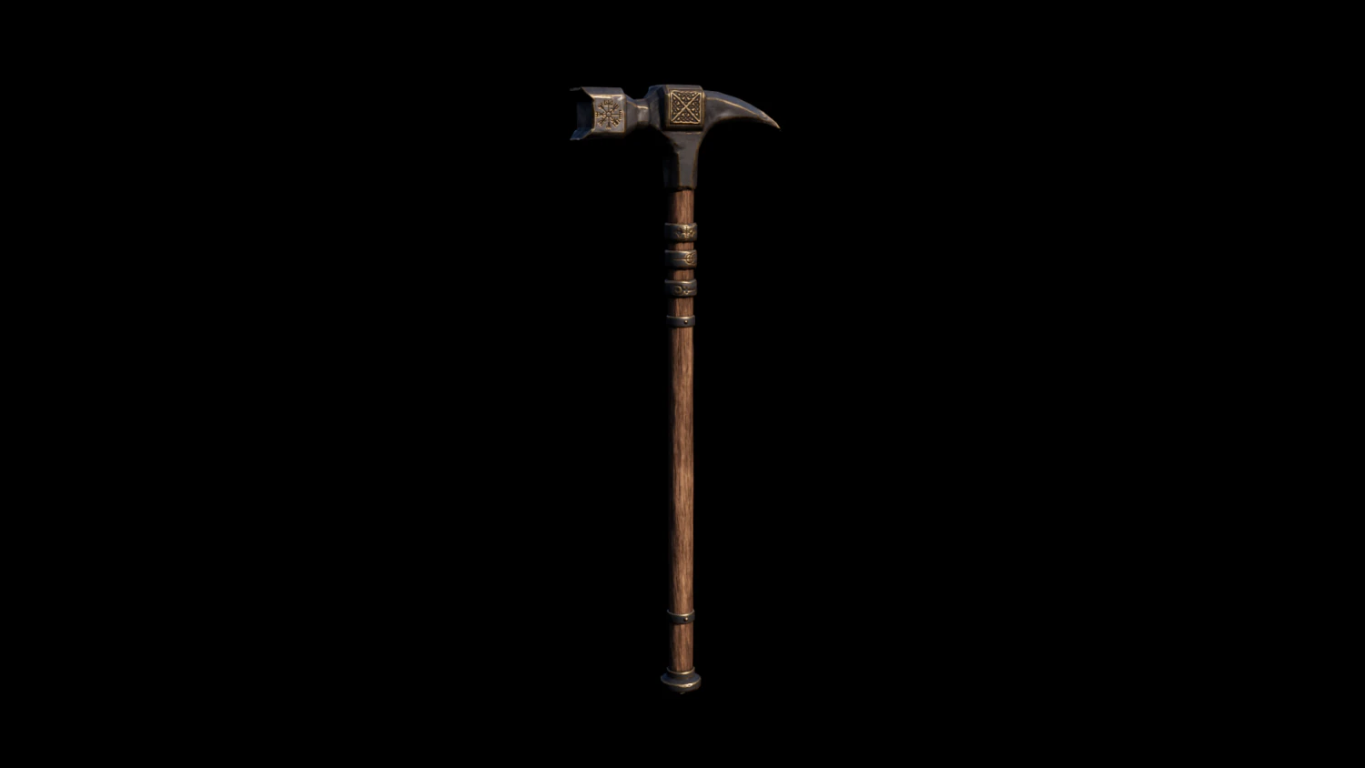 Hammer 3D Model .c4d .max .obj .3ds .fbx .stl .blend 