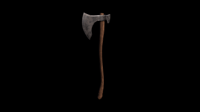 Axe Modelo 3D .c4d .max .obj .3ds .fbx .stl .blend 