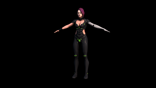 Character - Assassin Modello 3D .c4d .max .obj .3ds .fbx .stl .blend 