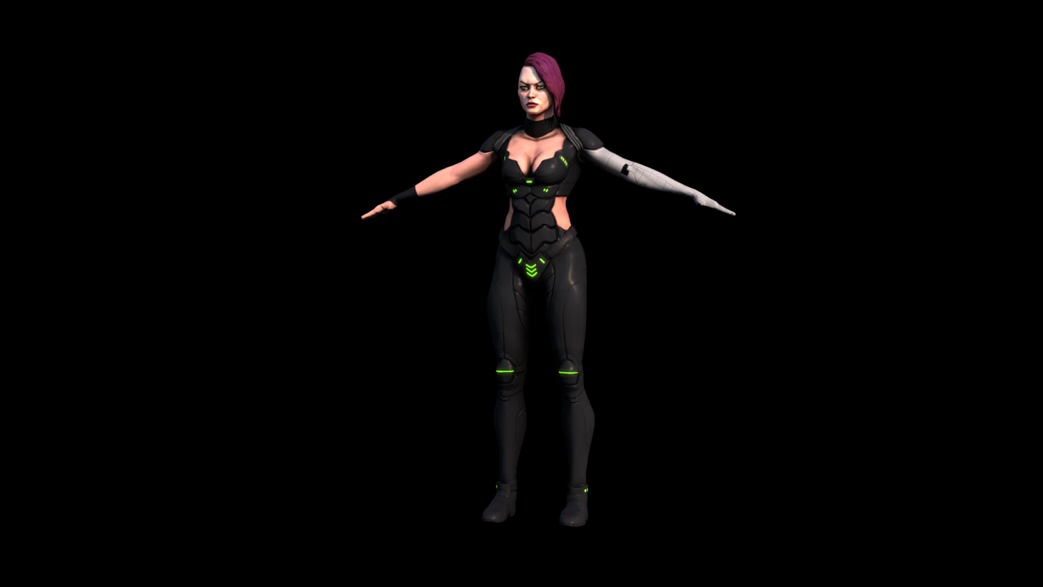 Character - Assassin 3D Model .c4d .max .obj .3ds .fbx .stl .blend 