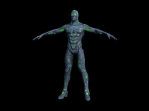 Character - Gunner 3D Model