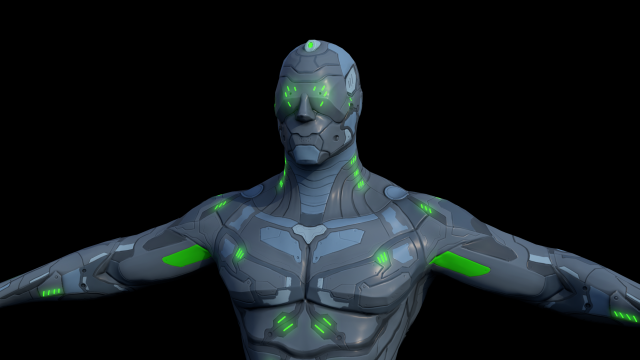 Character - Gunner 3D 모델 .c4d .max .obj .3ds .fbx .stl .blend 
