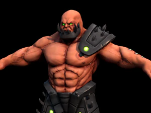 Character - Tank 3D Model