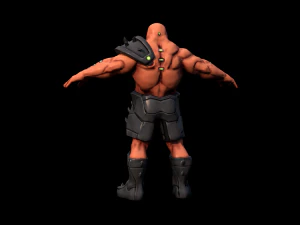 Character - Tank 3D Model
