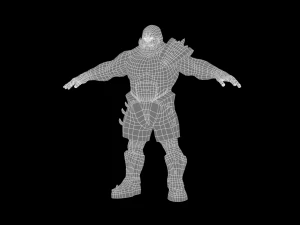 Character - Tank 3D Model
