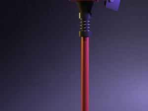 Axe low poly 3D Model