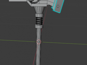 Axe low poly 3D 모델