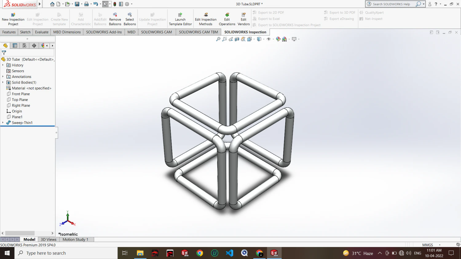 3D TUBE 3D Model .c4d .max .obj .3ds .fbx .stl .blend 