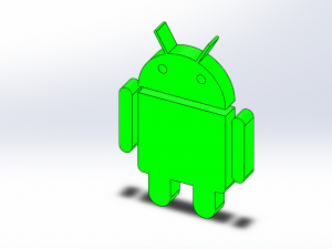 Android logo Modèle 3D