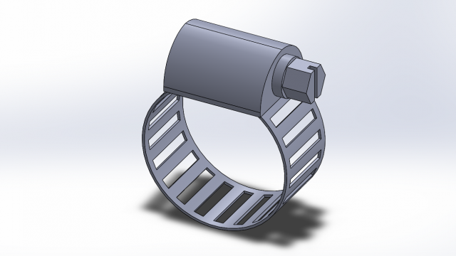 Hose clamp Model 3D .c4d .max .obj .3ds .fbx .stl .blend 