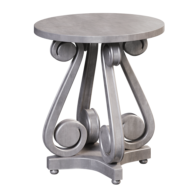 FurnitureMelangeLunaAccentTable Model 3D .c4d .max .obj .3ds .fbx .stl .blend