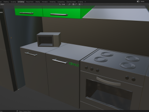 Kitchen 3D Modell