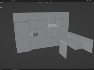 Kitchen 3D Modell