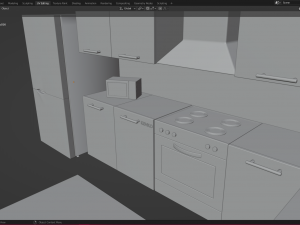 Kitchen 3D Modell