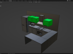 Kitchen 3D Modell