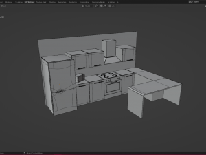 Kitchen 3D Modell