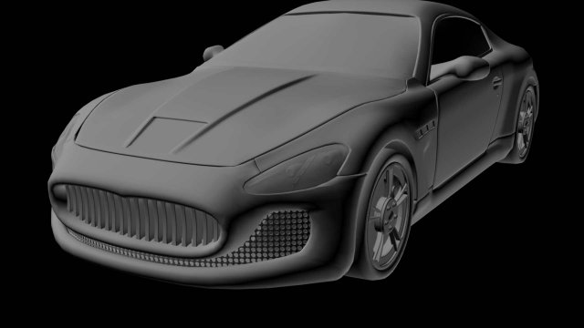 Maserati 3D 模型 .c4d .max .obj .3ds .fbx .stl .blend 
