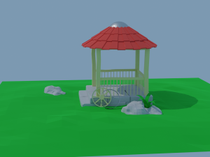 Roman gazebo 3D Модель