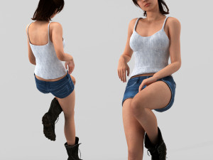 Character kate1 Modello 3D