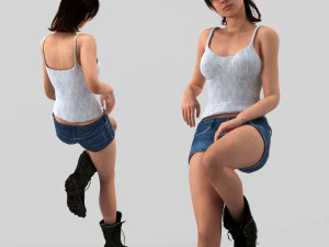 Charakter kate1 3D Modell