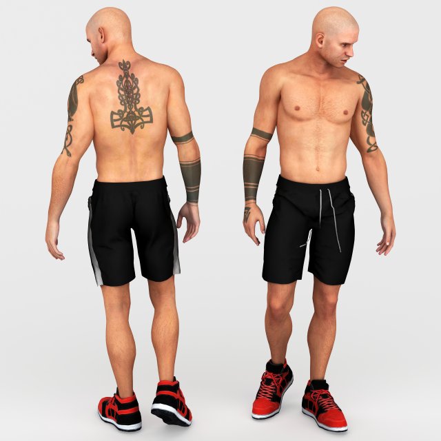 Character alex2 3D Model .c4d .max .obj .3ds .fbx .stl .blend 