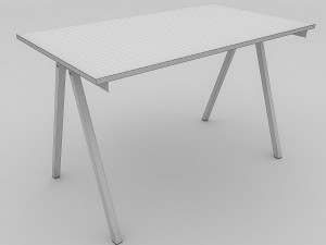 Table TROTTEN IKEA 3D 모델