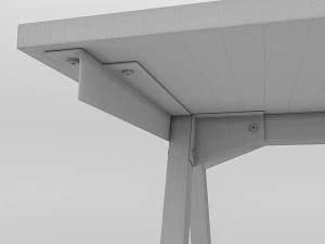 Table TROTTEN IKEA 3D Model