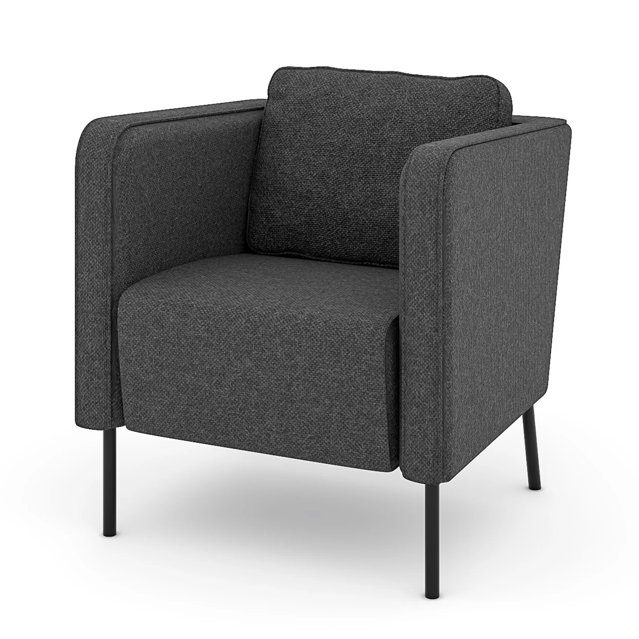 Armchair EKERO IKEA 3D Model .c4d .max .obj .3ds .fbx .stl .blend