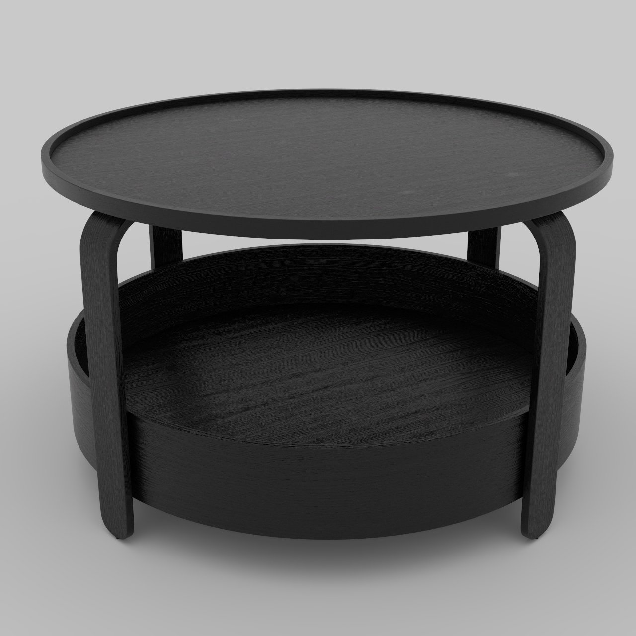 Coffee table BORGE 100x60 - black CustomForm