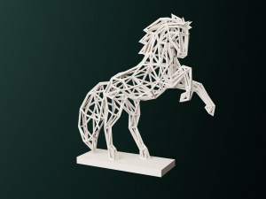 Horse sculpture Modello di stampa 3D