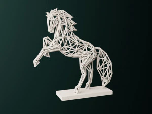 Horse sculpture 3D Print Model