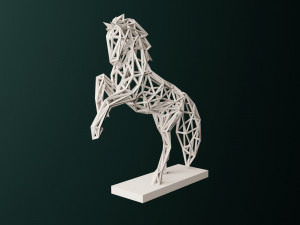 Horse sculpture Modello di stampa 3D