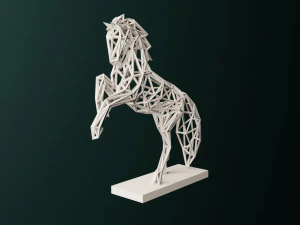 Horse sculpture 3D Print Model