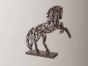 Horse sculpture 3D Print Model