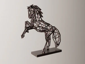 Horse sculpture 3D Print Model
