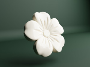 Flower 3D Baskı Modeli