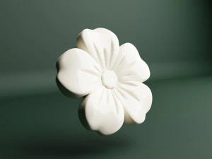 Flower 3D Print Model