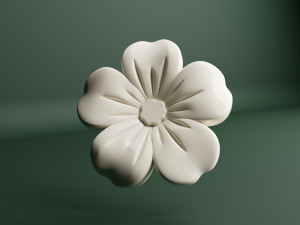 Flower 3D Baskı Modeli