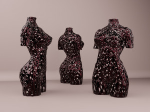 Woman torso sculpture Model do druku 3D