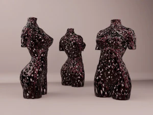 Woman torso sculpture 3D Print Model