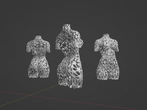 Woman torso sculpture Model do druku 3D