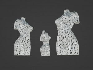 Woman torso sculpture Model do druku 3D