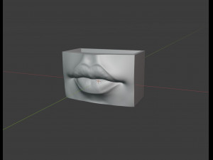 Lips pot-organizer-vase 3D-printmodel
