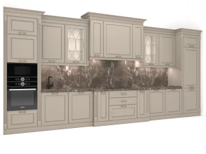 Cucina neoclassica Modello 3D