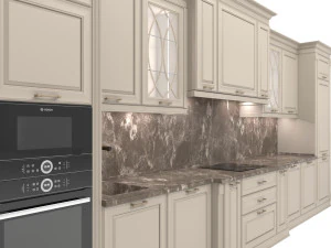 Kitchen neoclassic 3D Model