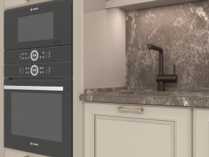 Kitchen neoclassic Modèle 3D